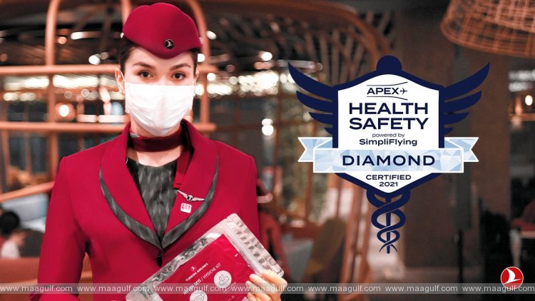 Turkish Airlines gets highest “Diamond” status in health and safety review conducted by APEX and SimpliFlying